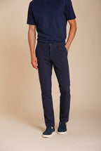 Milano Dynamic men's chino jogger pants in super technical jersey extra slim fit