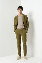 Milano Dynamic pantalon chino jogger homme en jersey super technique extra slim fit