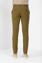 Milano Dynamic pantalon chino jogger homme en jersey super technique extra slim fit