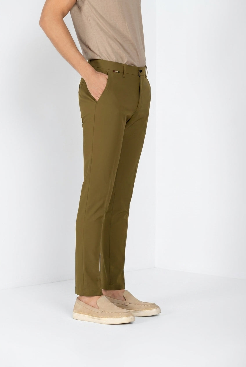 Milano Dynamic pantalon chino jogger homme en jersey super technique extra slim fit