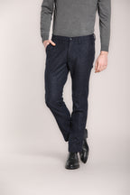 Testo 1 Torino Jog pantalone chino uomo in lana resca slim fit