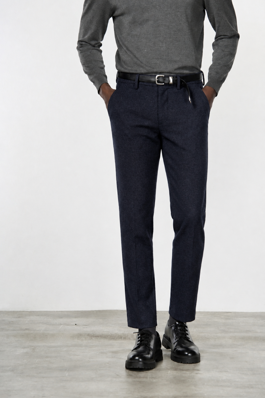 Torino Jog Chinohose für Herren aus Flanell-Jersey mit slim fit
