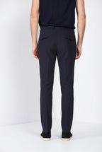Torino 1 Pinces Dynamic pantalón chino jogger hombre en jersey súper técnico slim fit