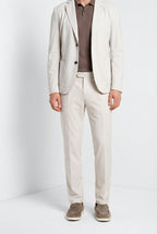 Torino 1 Pinces Dynamic pantalon chino jogger homme en jersey super technique slim fit