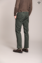 New York pantalone chino uomo in gabardina stretch regular fit ①