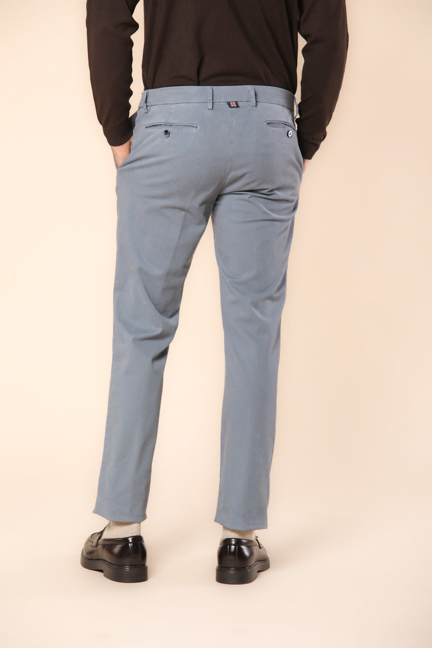 New York men's chino pants in gabardine stretch regular fit ①