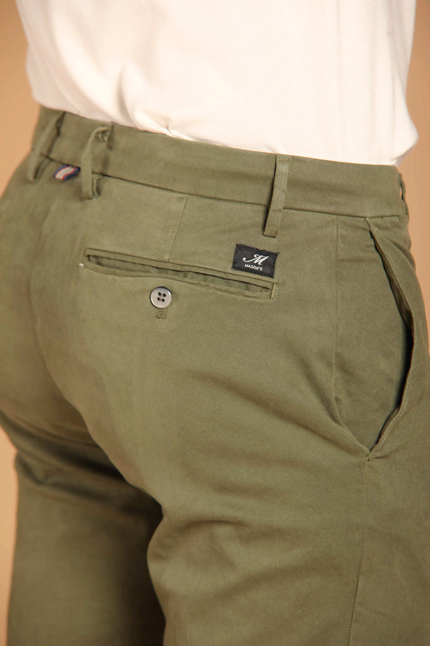 New York Herren Chino Hose aus Gabardine Stretch regular Fit  ①.