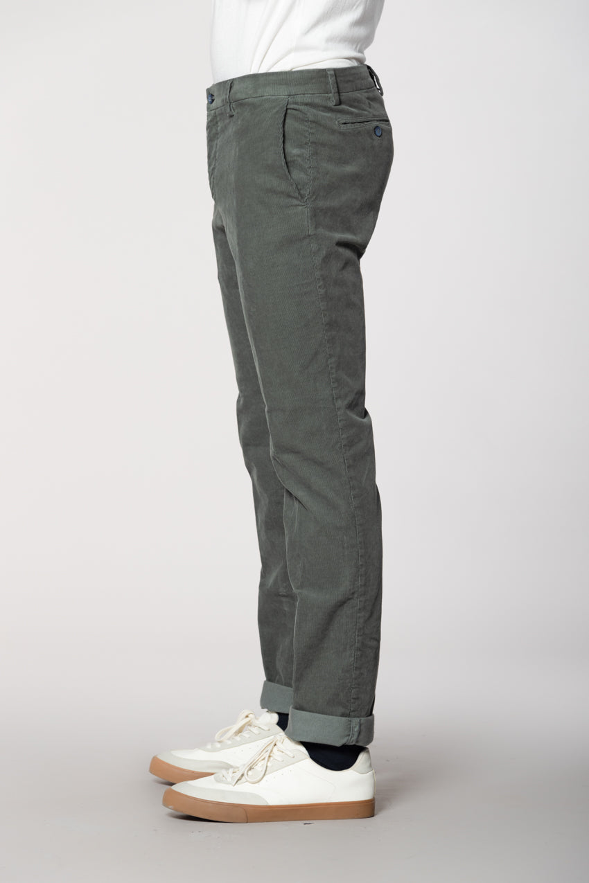 New York pantalón chino hombre en pana 1000 líneas regular fit