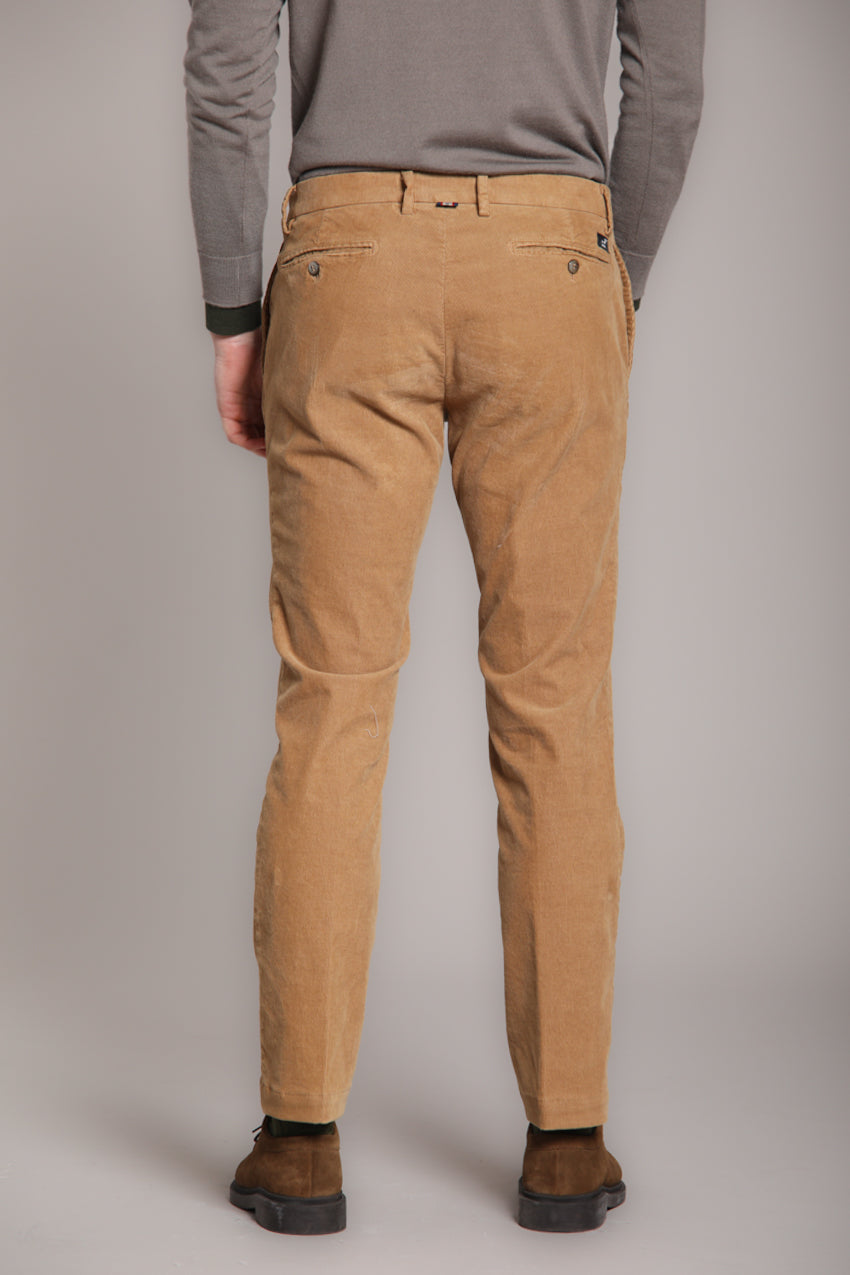 New York pantalone chino uomo in velluto 1000 righe regular fit