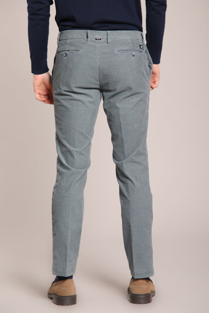 New York pantalone chino uomo in velluto 1000 righe regular fit