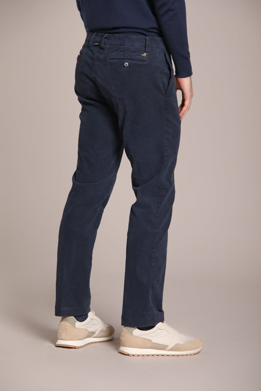 New York pantalone chino uomo in velluto 1000 righe regular fit