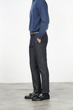 New York Winter pantalón chino de hombre en denim stretch, regular fit