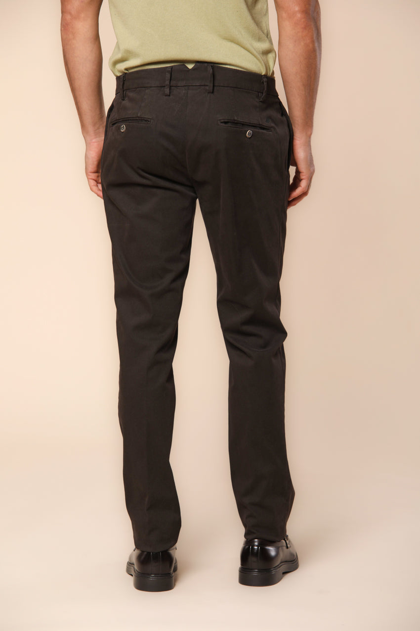 Genova men's chino pants in gabardine regular fit