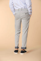 New York Sartoriale  pantalón chino hombre en algodón cover teñido en hilo regular fit