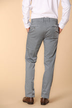 New York Times Elax pantalón chino para hombre en algodón chevron regular fit