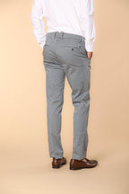 New York Times Elax pantalón chino para hombre en algodón chevron regular fit