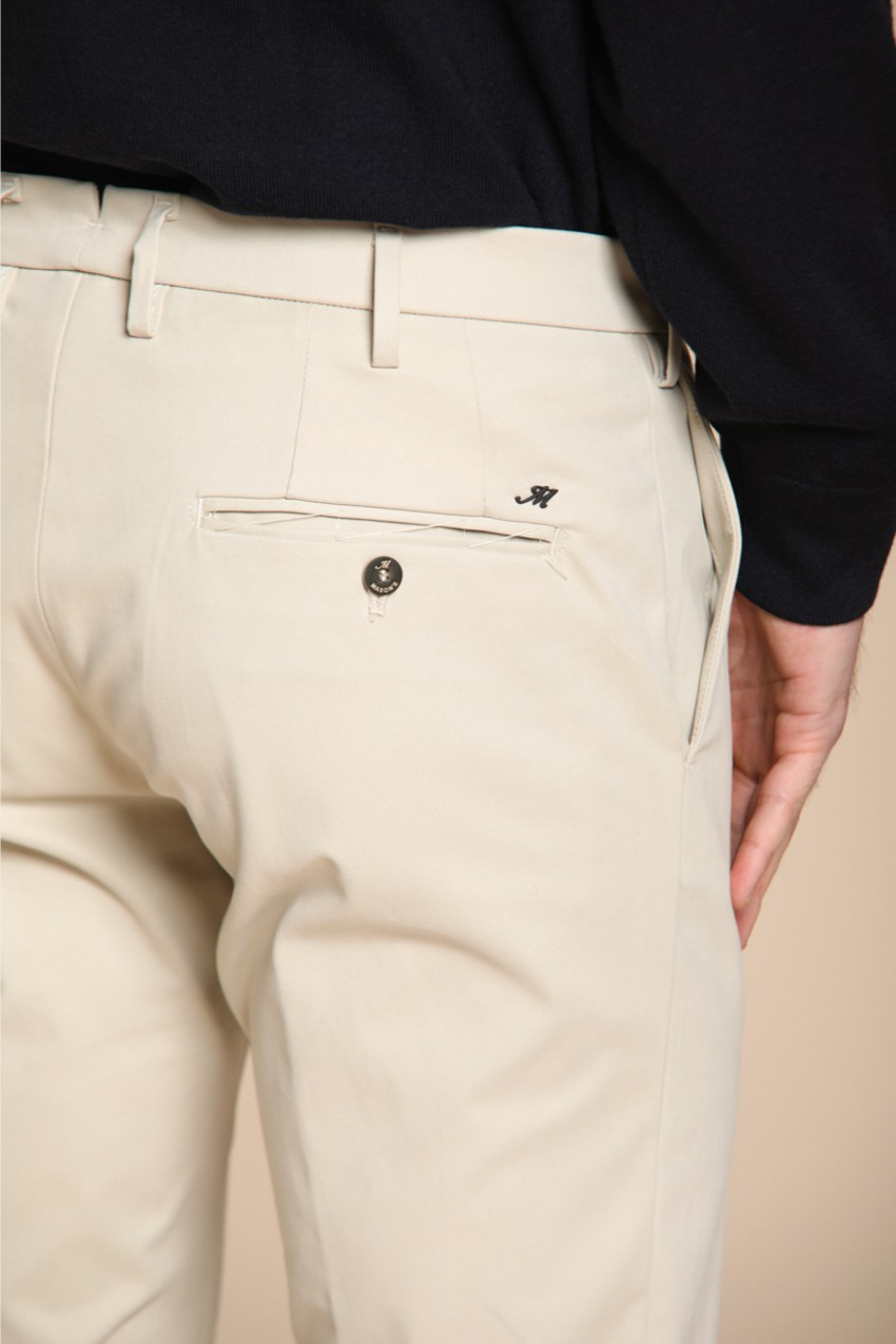 New York pantalone chino uomo in gabardina tinto pezza regular fit