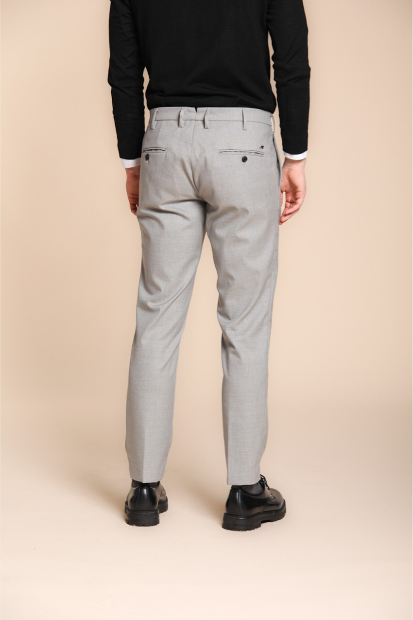 New York pantalón chino hombre en algodón lana regular fit