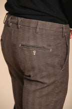 Foto 4 New York Sartoriale pantalone chino uomo stampa galles regular fit