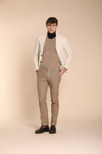 Foto 3 New York Sartoriale pantalone chino uomo stampa micro muline regular fit
