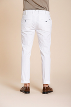 New York pantalone chino uomo in gabardina stretch regular fit ①