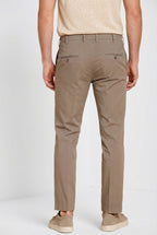 New York pantalone chino uomo in gabardina stretch regular fit ①