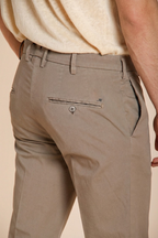 New York pantalone chino uomo in gabardina stretch regular fit ①