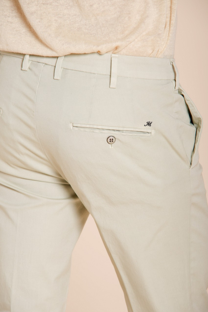 New York pantalon chino homme en gabardine stretch regular fit ①