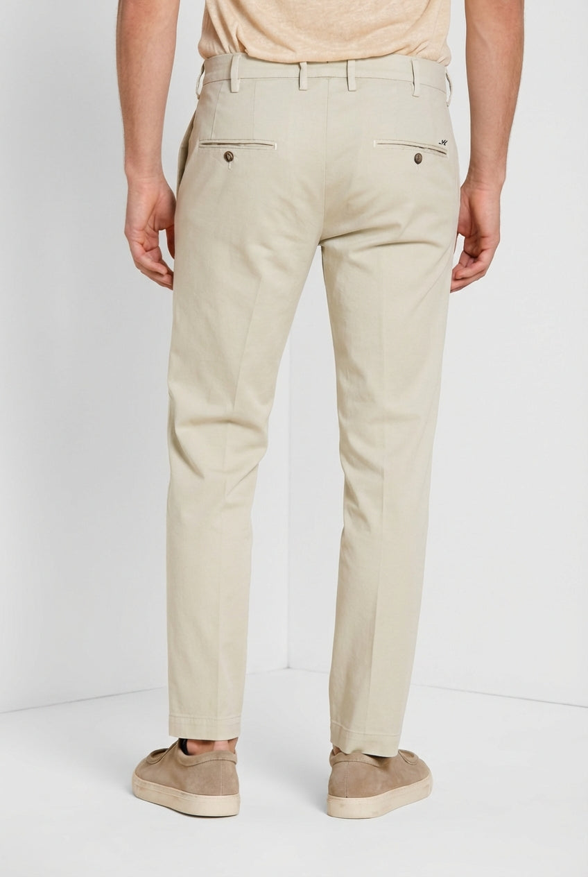 New York men's chino pants in stretch gabardine regular fit ①