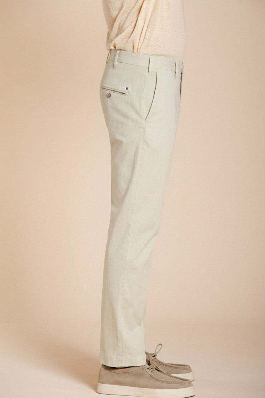 New York pantalon chino homme en gabardine stretch regular fit ①