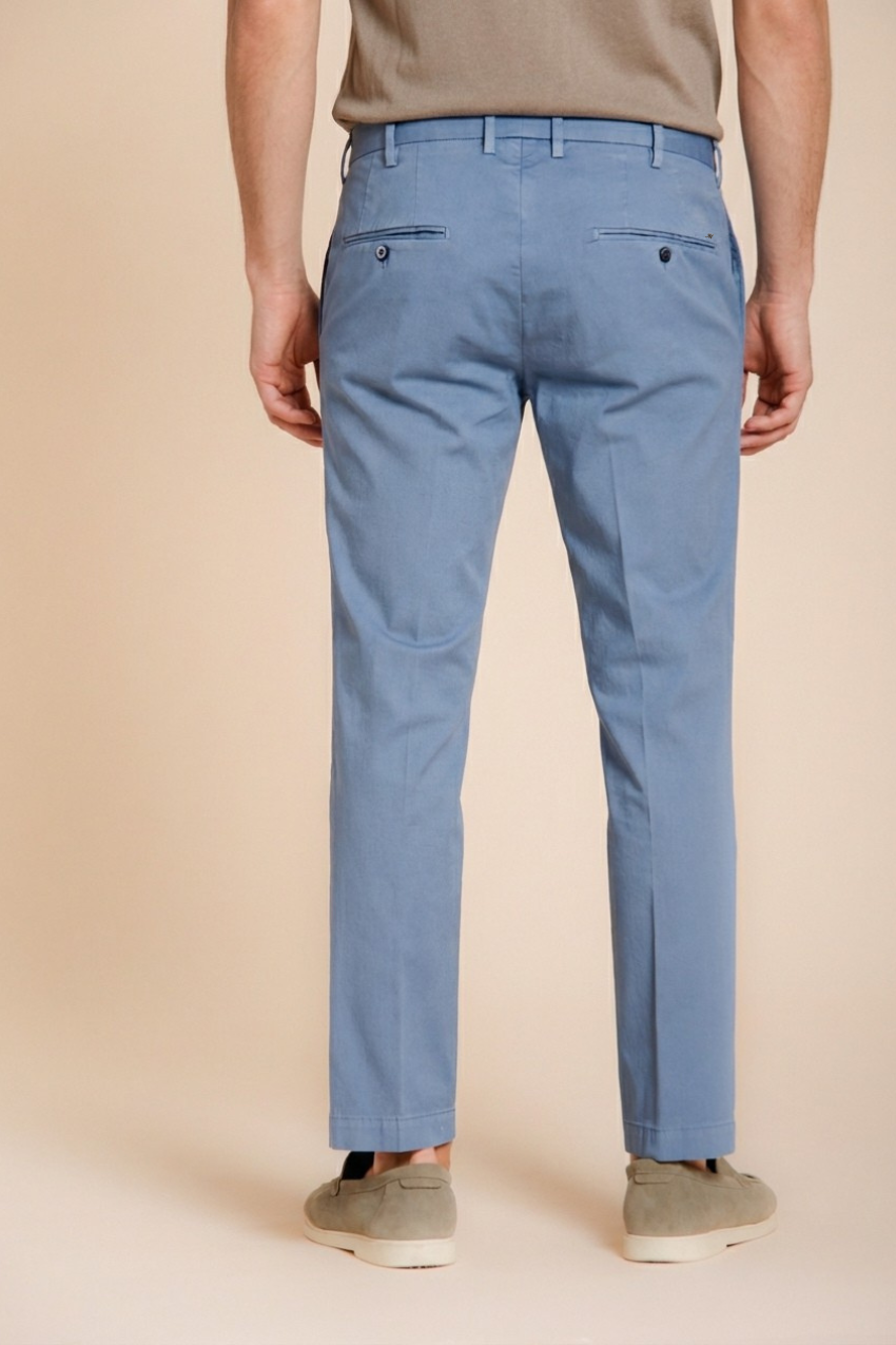 New York men's chino pants in stretch gabardine regular fit ①