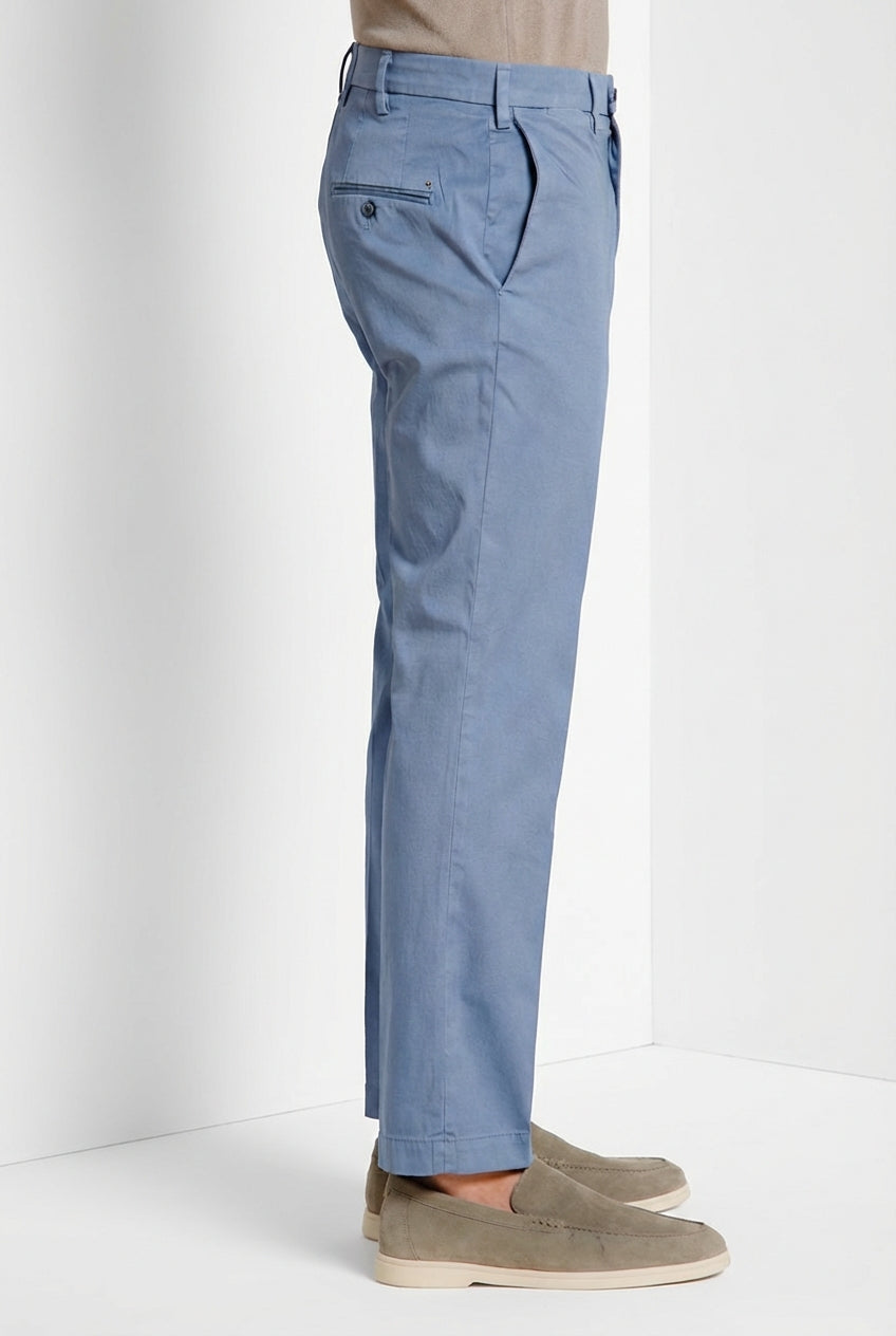 New York men's chino pants in stretch gabardine regular fit ①