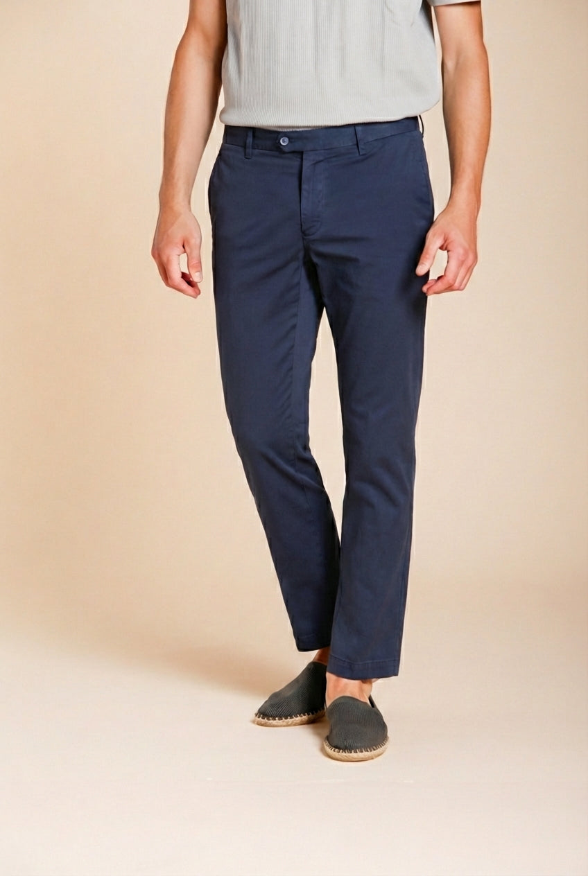 New York men's chino pants in stretch gabardine regular fit ①