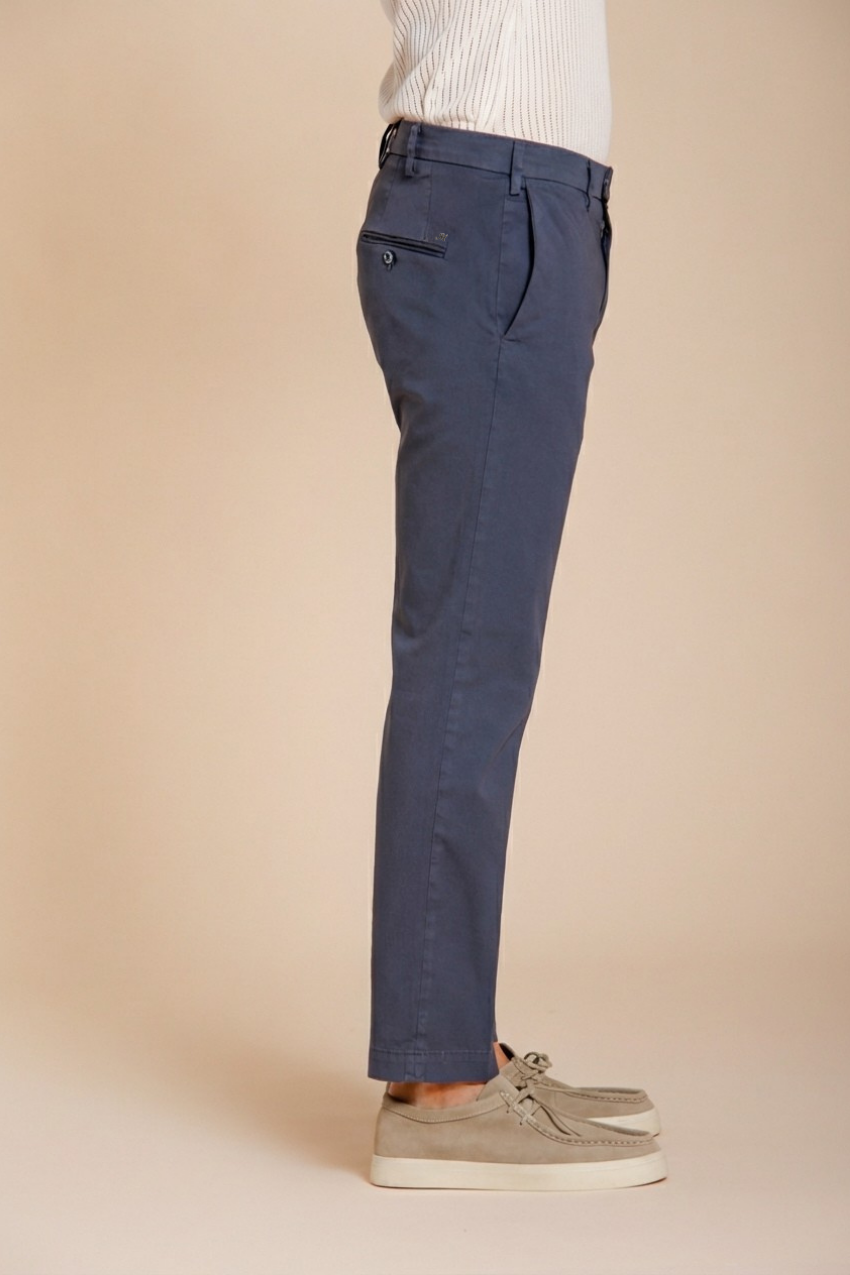 New York pantalon chino homme en gabardine stretch regular fit ①