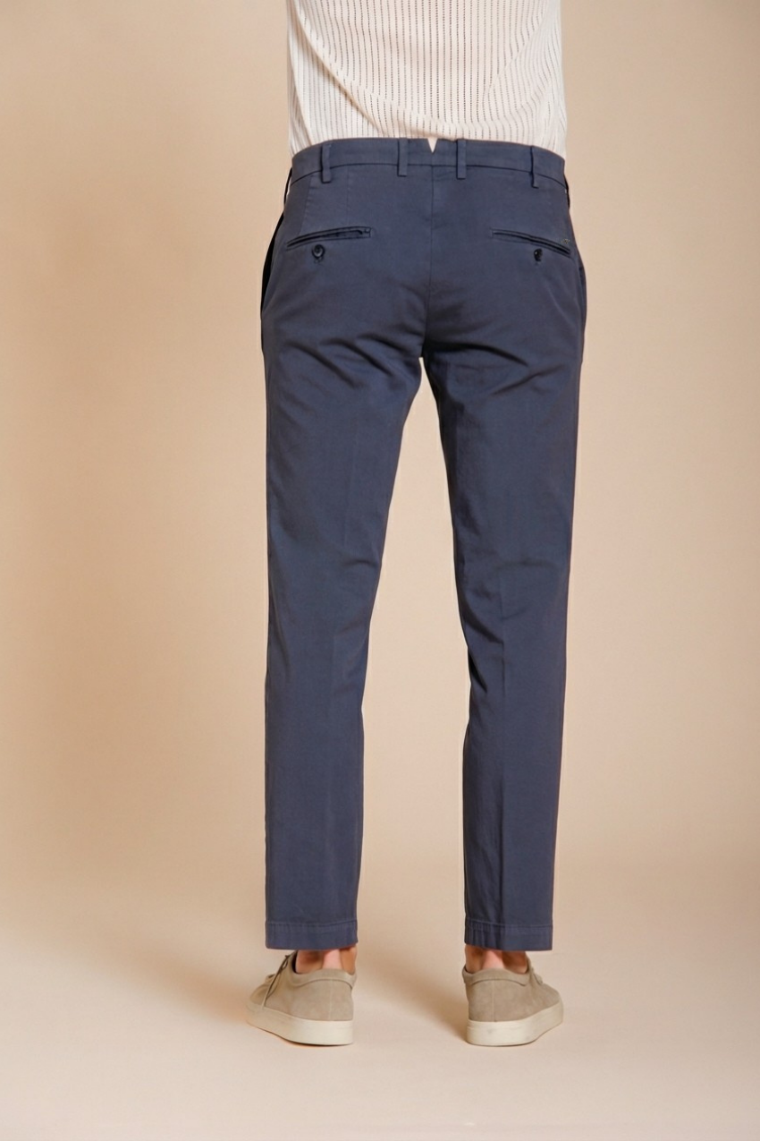 New York pantalon chino homme en gabardine stretch regular fit ①