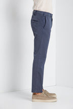 New York pantalone chino uomo in gabardina stretch regular fit ①