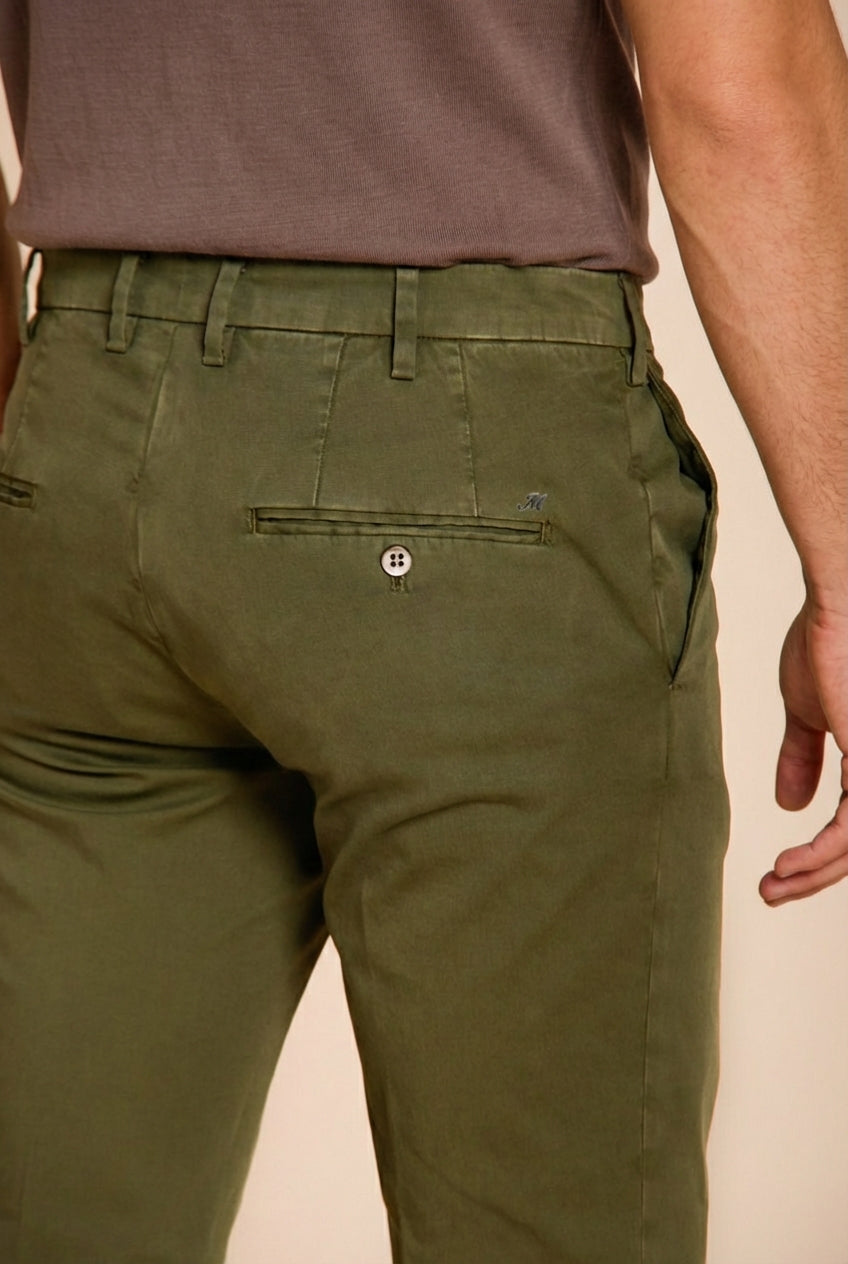 New York Herren Chino Hose aus Stretch Gabardine regular fit ①