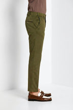 New York pantalone chino uomo in gabardina stretch regular fit ①
