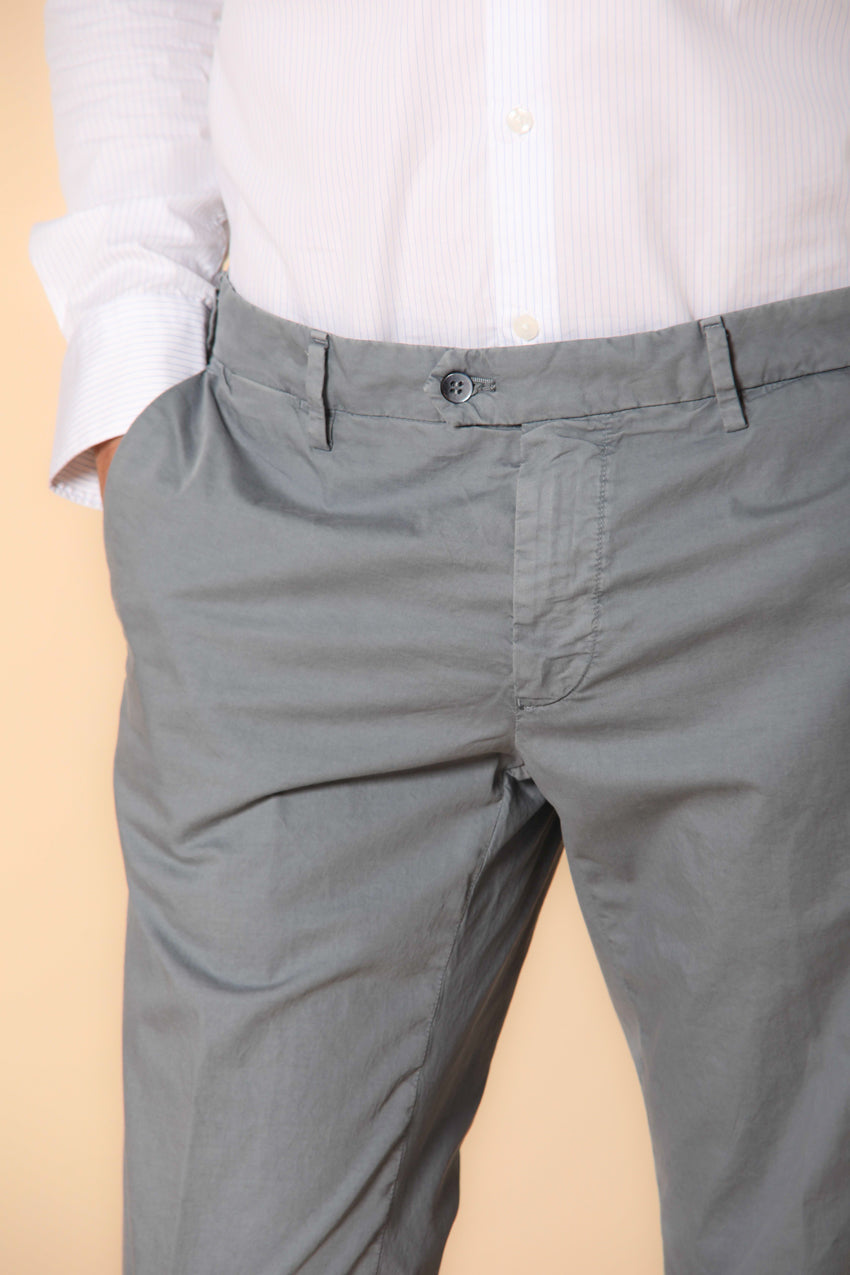 New York Maßgeschneiderte Herren Chino Hose aus Pima-Baumwolle Regular Fit