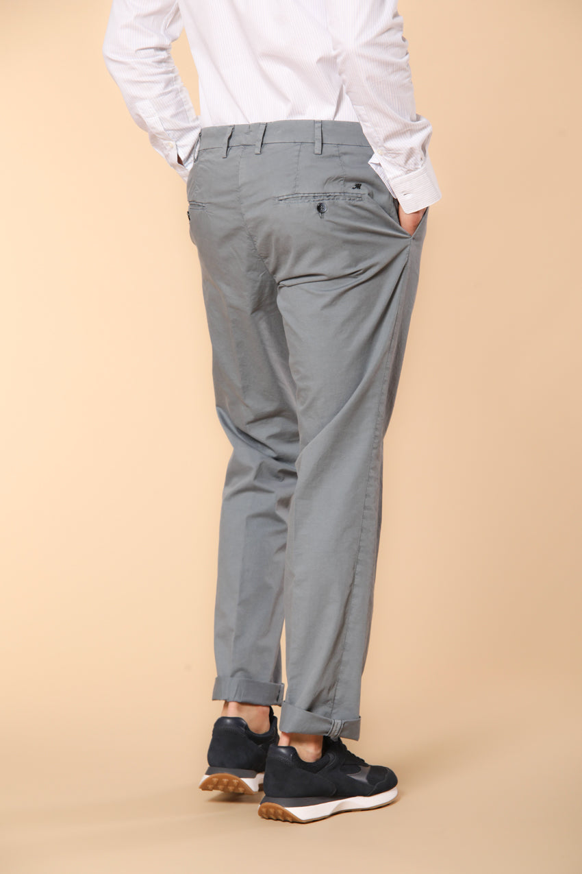 New York Sartoriale pantalón chino hombre sartorial en algodón pima regular fit