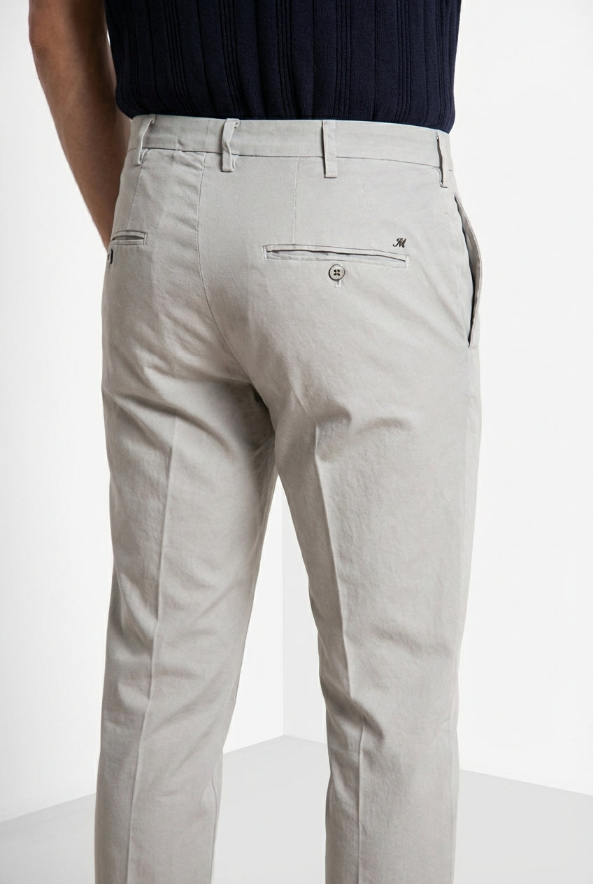 New York Herren Chino Hose aus Stretch-Gabardine regular fit ①