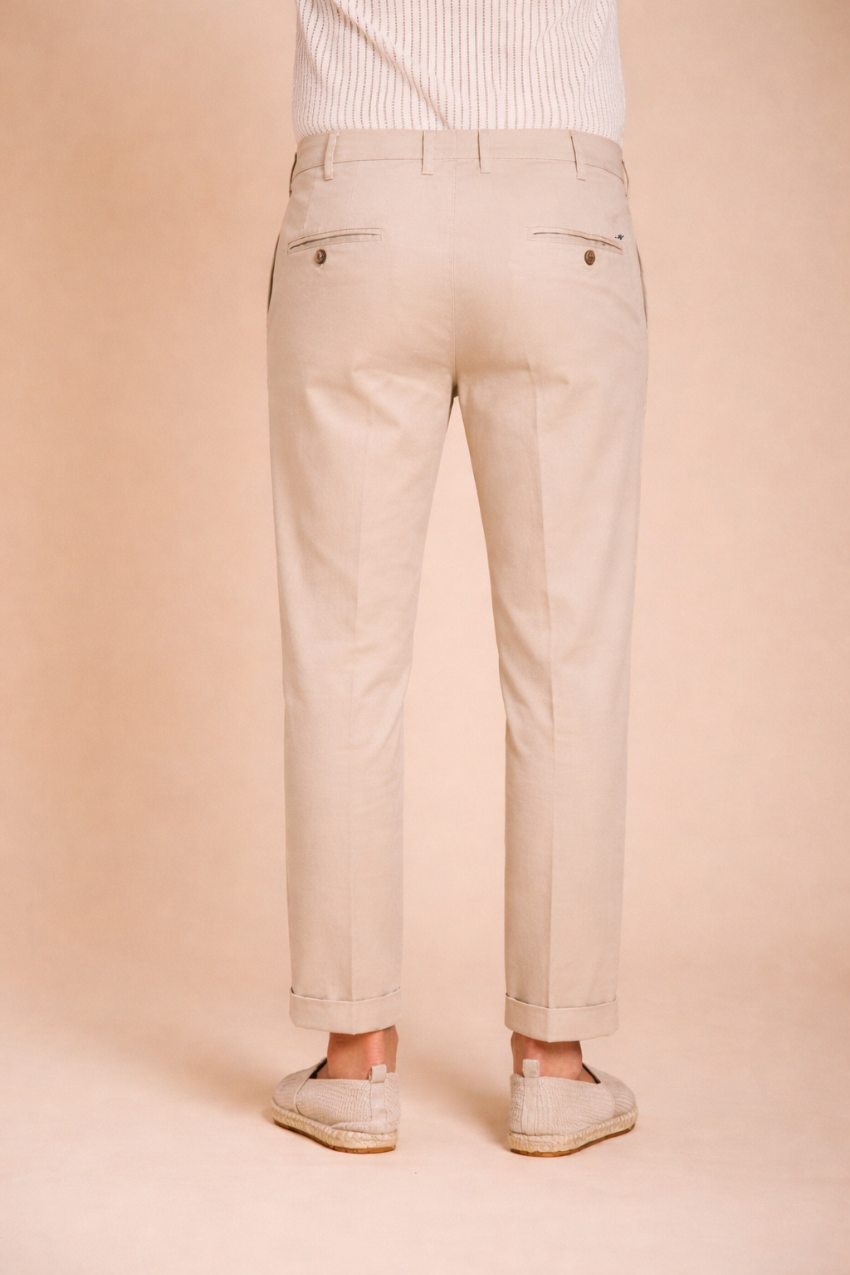 New York men's chino pants in stretch gabardine regular fit ①