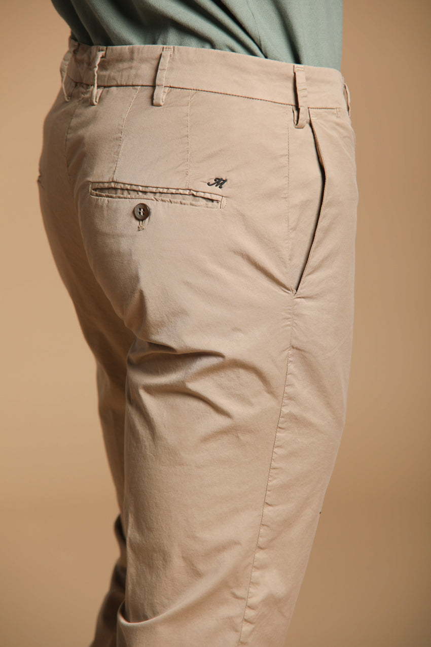 New York Sartoriale pantalón chino hombre sartorial en algodón pima regular fit 