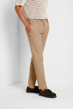 New York pantalone chino uomo in gabardina stretch regular fit ①