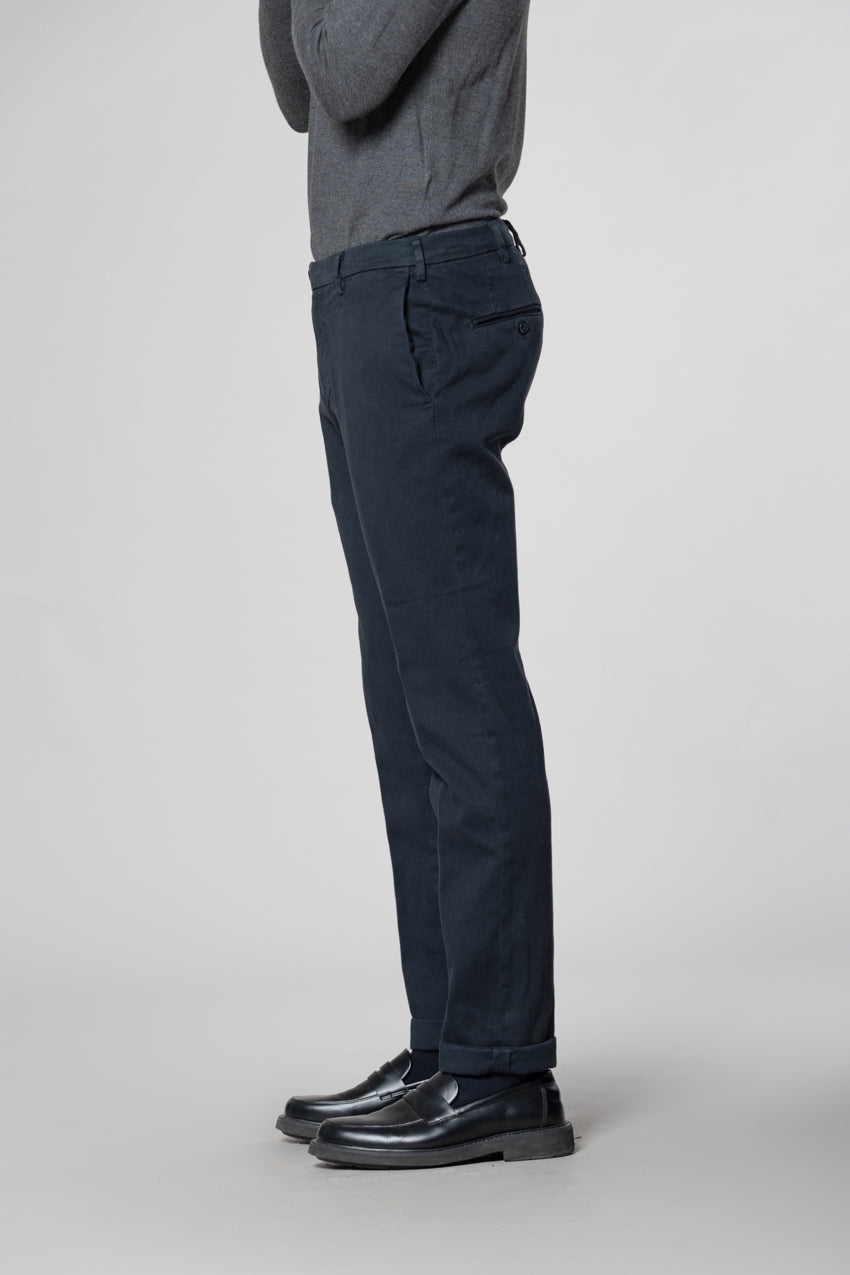 New York Sartoriale Herren Chinohose maßgeschneiderte aus Baumwolle Cashmere Regular Fit