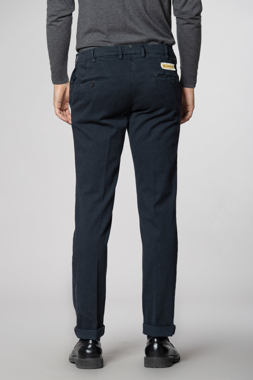 New York Sartoriale Herren Chinohose maßgeschneiderte aus Baumwolle Cashmere Regular Fit