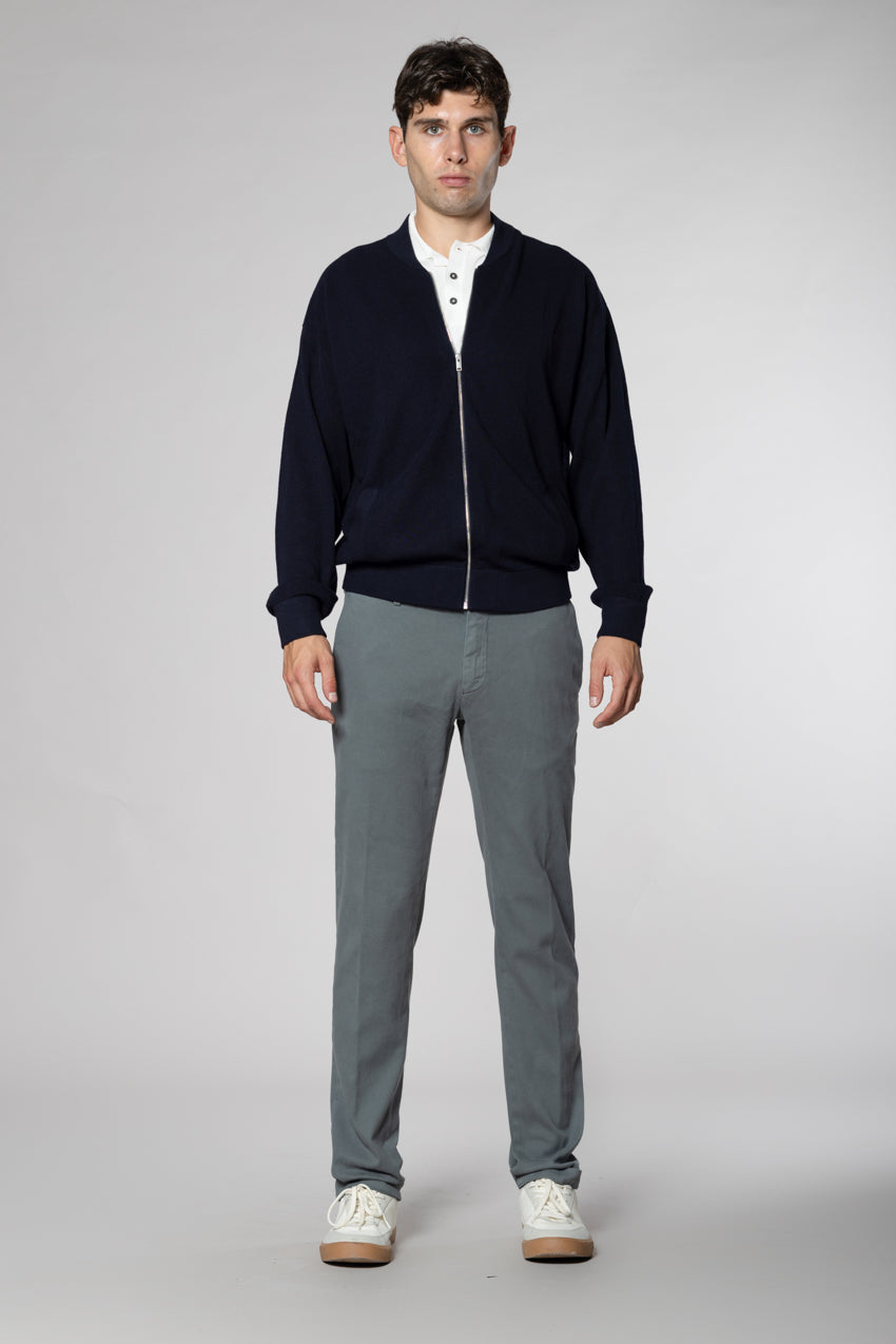 New York Sartoriale pantalón chino hombre sartorial en algodón cachemira regular fit