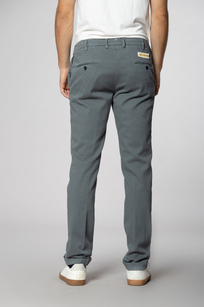 New York Sartoriale pantalón chino hombre sartorial en algodón cachemira regular fit