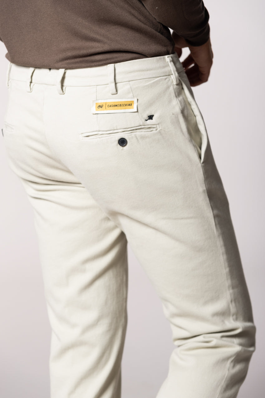 New York Sartoriale pantalón chino hombre sartorial en algodón cachemira regular fit