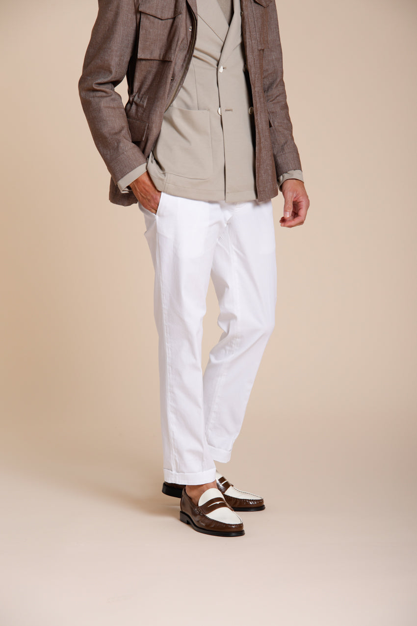 New York pantalón chino hombre de gabardina stretch regular fit ①